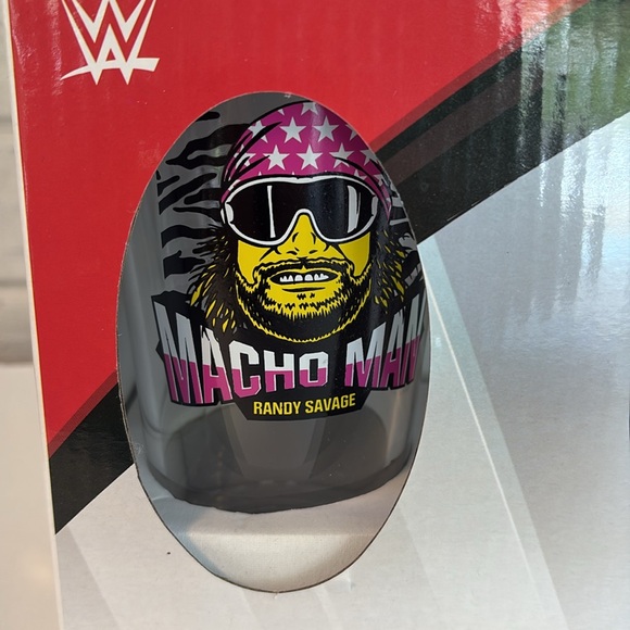 WWF 16oz Pint Glass 4 Pack Macho Man,Ric Flair,Rowdy Piper, Ultimate Warrior - Picture 2 of 11